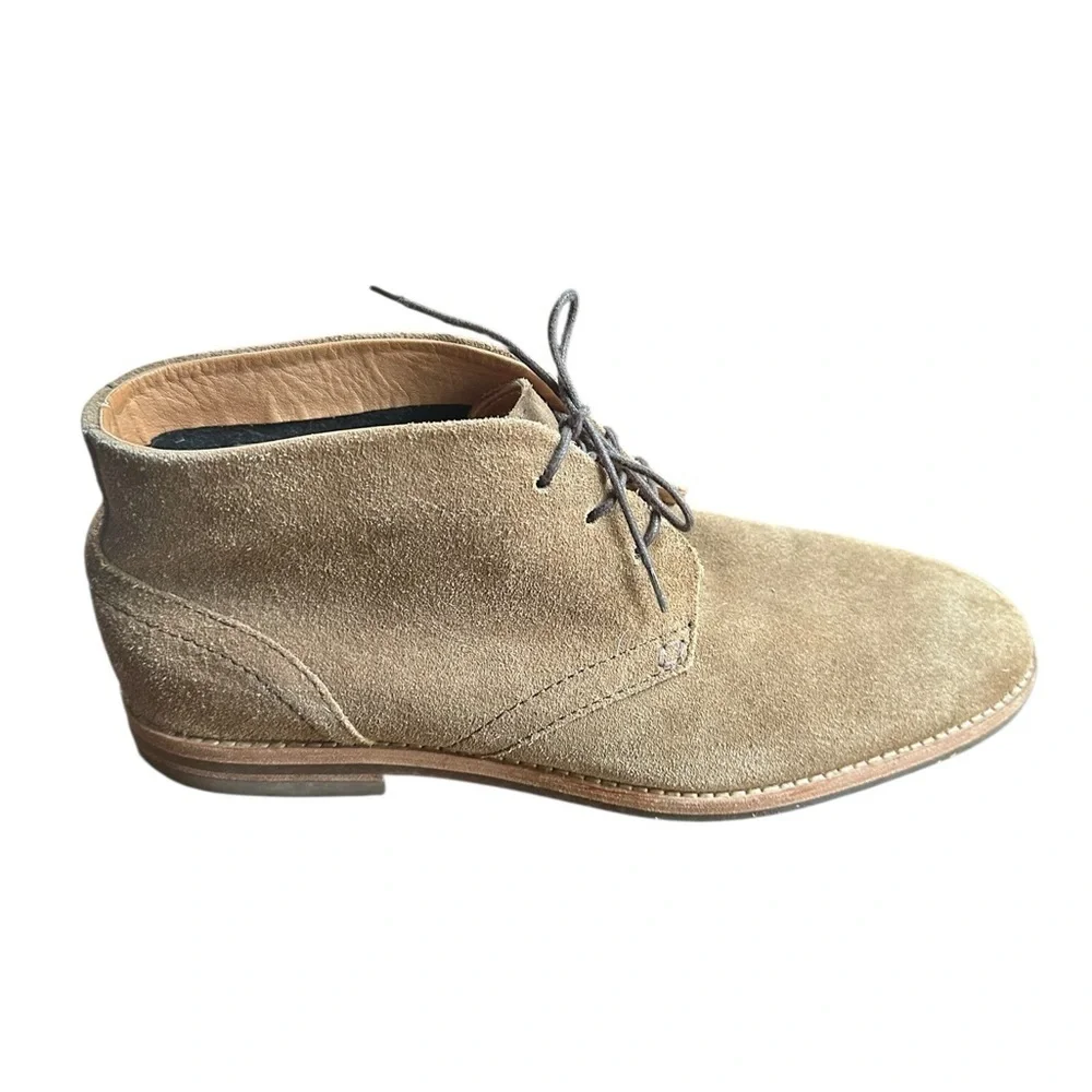 H By Hudson London Men's Tan Suede Chukka Desert Boots - Size 10 EU 43 - Picture 7 of 7